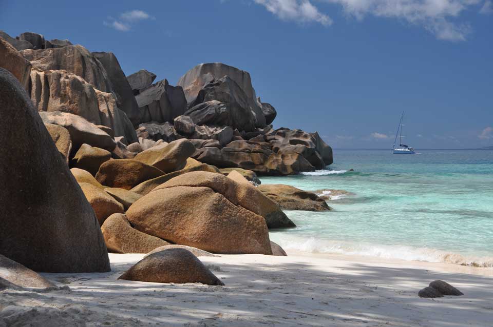 La Digue Seychellen