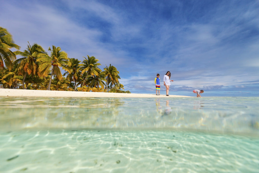 Karibikurlaub mit Kindern, Aitutaki Island, Cook Islands, South Pacific
