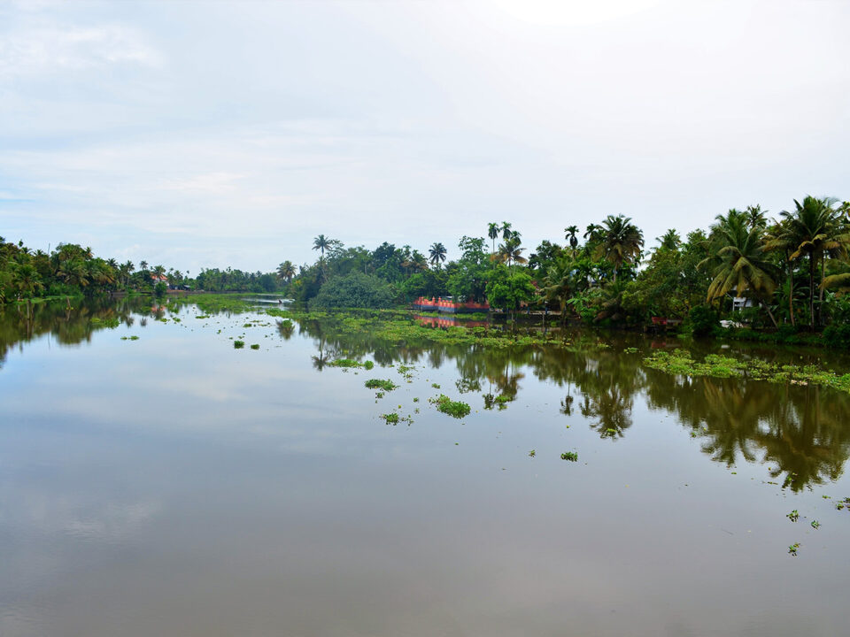 Kerala-Indien Gewässer