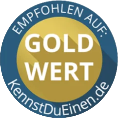 Empfohlen bei kennstdueinen.de atambo wird von seinen Kunden auf KennstDuEinen.de empfohlen. Zertifikat: Gold Wert