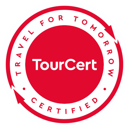 TourCert-zertifiziert atambo ist durch TourCert zertifiziert und setzt sich für verantwortungsvollen Tourismus ein.