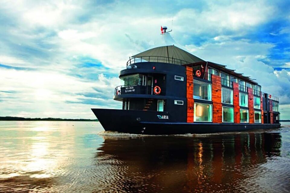 Altes Schiff auf Amazonas