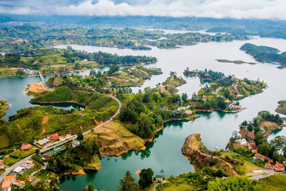 Blick auf Guatape