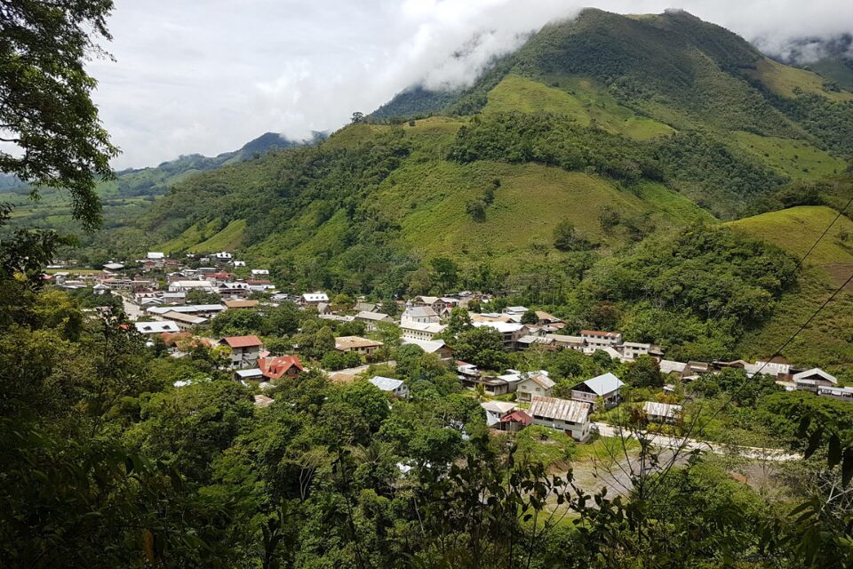 Blick auf Pozuzo, Peru